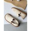 2026New Style Fashi Boken Shoes Comfortable Lightweight Women's Soft Soled Bean Spring Suede Casual Shoes Flat Bottom Shoes