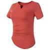2023 V-Neck Slim Fit Yoga Top for Women - Breathable, Short-Sleeve Fitness & Running T-Shirt