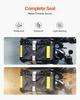 55L Motorcycle Top Case Universal Motorbike Tail Box with Leather Lining