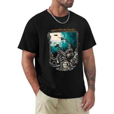 Corlrjxpd Men's A Perfect Circle T-Shirt Summer Crew Neck Tops Casual Short Sleeves T-Shirts