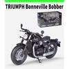 Welly 1/12 Maßstab Triumph Bonneville Bobber Legierung Miniatur Motorrad Modell Spielzeug Simulation Diecast Metall Kinder Spielzeug Motorrad Geschenk