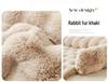 Non-slip Washable Bubble Rabbit Pet Nest - Warm Plush Mat for Cats and Dogs
