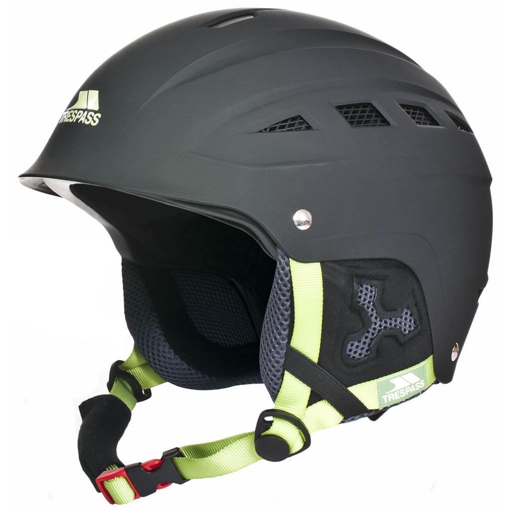 Trespass Skyhigh Casque De Ski – Adulte Unisexe – Coque ABS Densité – Mousse EPS – Ventilation Réglable – Certifié CE EN1077