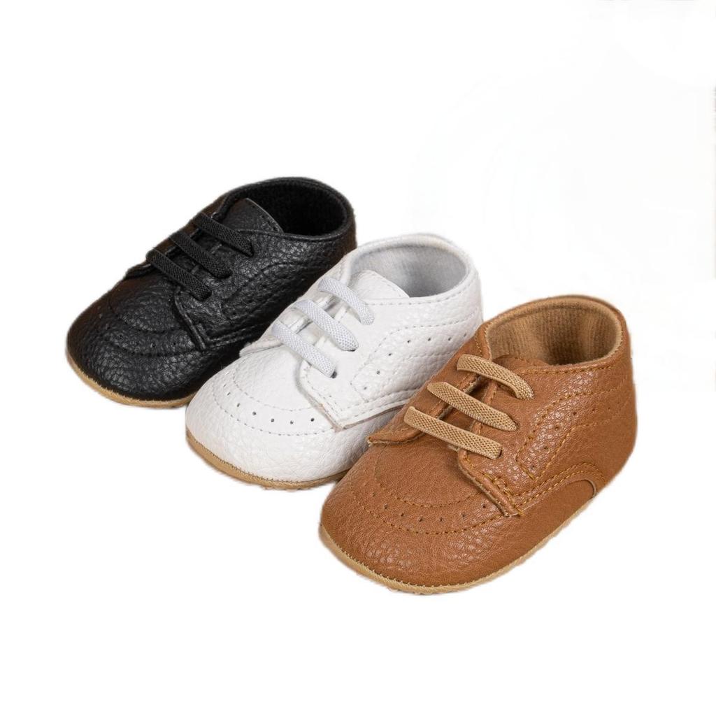 British Style Baby Walking Shoes: Spring & Autumn Casual Footwear for 0-1 Year Olds
