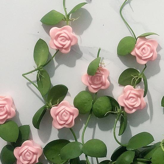 50 stk Plantestammeholder Roseformet veggklatreplante vinrankeholder Veggmontert Gjenbrukbare vinrankefesteklemmer for innendørs utendørsplanter