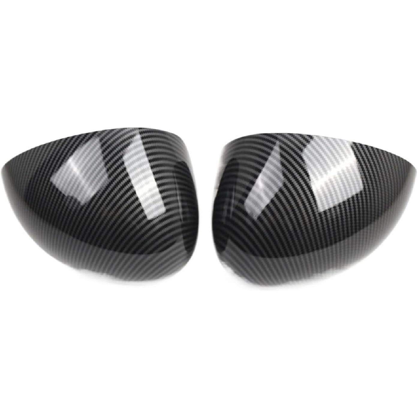 

Car Rearview Mirror Cover Compatible for Mini Cooper F54 F55 F56 F60 L+R 2014-2019 Pattern Side Fit Caps LHD Carbon