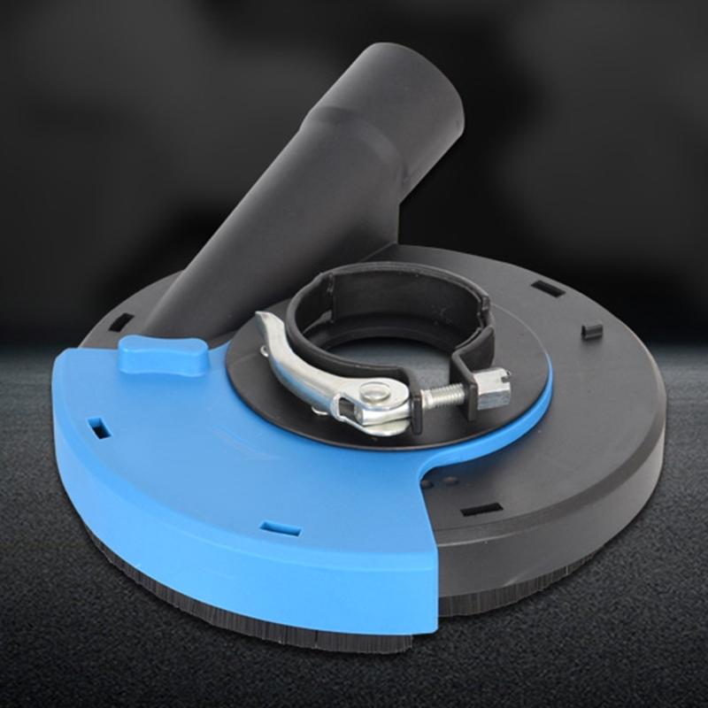 Portable 17cm/6.69 Inches Dust Shroud for Angle Grinder Surface Grinding Dust Cover Easy Keep Dust Away Dust Collection