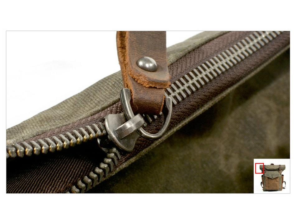 Unisex Retro Backpack: Oil Wax Canvas for Travel, Outdoor Sports, Mountaineering, and Laptop Use