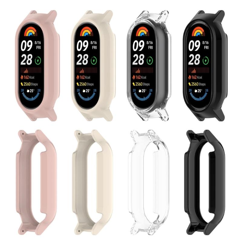 Smartband Gehäuseabdeckung für Band 9 Schutzhülle mit 12mm Armband-Schnittstelle Halbabdeckung Hülle Kratzfeste Gehäuse