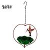 Heart-shaped Bird Feeder Outside Hummingbird Feeder, Weather-proof Metal Butterfly Bath, Bath Hanging Feeding Bowl for Outdoor Garden Patio Yard