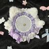 Flower Wings Badge Display Base Plush Cat Ear Pins Tray Cute Badge Holder  Anime Badge Decoration