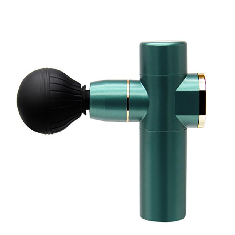 

Мини-вибрационный электрический пистолет для фасции, эффективное снятие мышечного напряжения, оборудование для фитнес-массажа, массажер для болей в мышцах зелёный