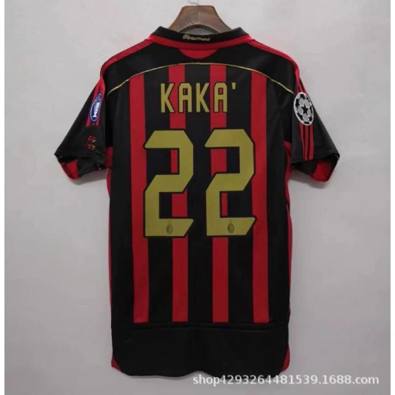 Retro Soccer Jersey AC Milan 22 Manchester United Juventus Arsenal Barcelona Tottenham Vintage Football Shirt Men Women