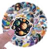60PCS Space Exploration Graffiti Stickers Pack Astronaut Planet Rocket Decals for Laptop Water Bottle Educational Toys Gift