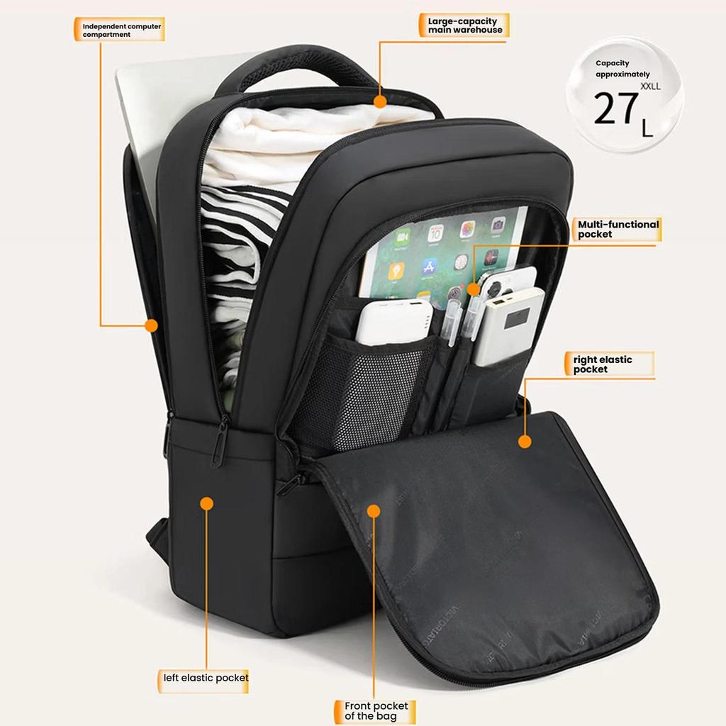 VICTORIATOURIST Men's Business Laptop Backpack 16-inch Travel College School Bag
