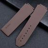 25x19mm Soft Nature Rubber Watchband Convex End For Hublot Strap For Classic Fusion Series Men Strap Fold Buckle Screwdriver