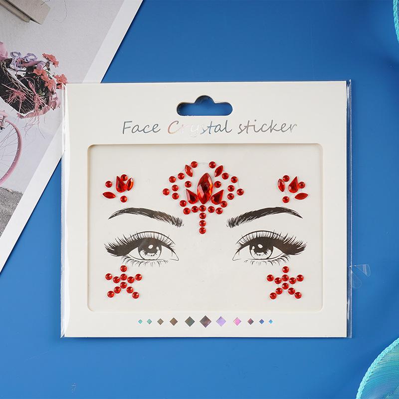 

Акриловые алмазные наклейки для музыкальных фестивалей и маскарадов Custom