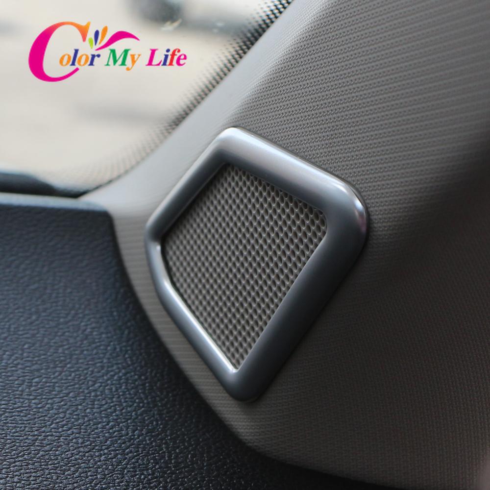 2 Stück Auto A-Säulen Lautsprecherabdeckung Aufkleber für Volkswagen VW T-Roc TROC 2017 2018 2022