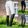 Pantaloni skinny da corsa di cavalli elasticizzati a vita alta da donna