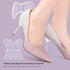 GEL Butterfly Heel Sticker Soft Anti-wear  Invisible Sticker Particle Massage Shock Absorption Self-adhesive Adjustment Code Half Size Pad