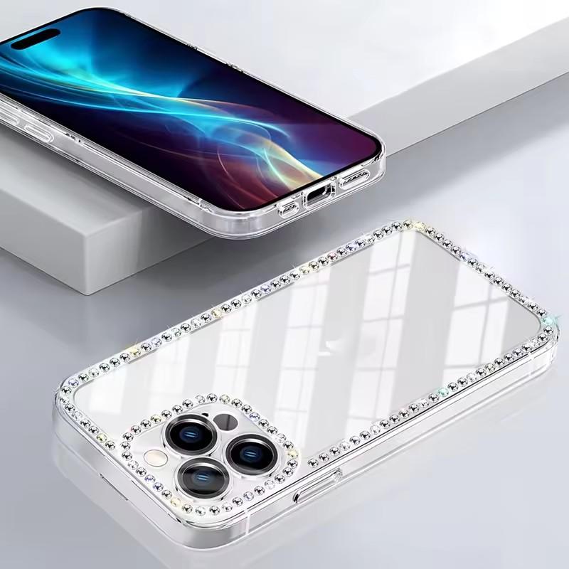 Bling Diamond Clear Phone Case For OPPO A12 A15 A16 A17 A18 A38 A36 A35 A12E A33 A32 A31 A8 A9 A5 2020 A1K A17K A16K A16E Cover