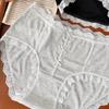 Women Plus Size High Stretch Lace Panties Antibacterial  Cotton Crotch Sexy Thin Breathable Triangle Briefs