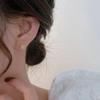 Emerald Green Korean Style Earrings for Women: Versatile, Trendy, High-End Look, Perfect for Middle-Aged and Mothers