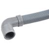 Long Drain Hose Extension Pipe For Washing Machines And Dishwashers With Anti Corrugated Design And Secure Clip Option