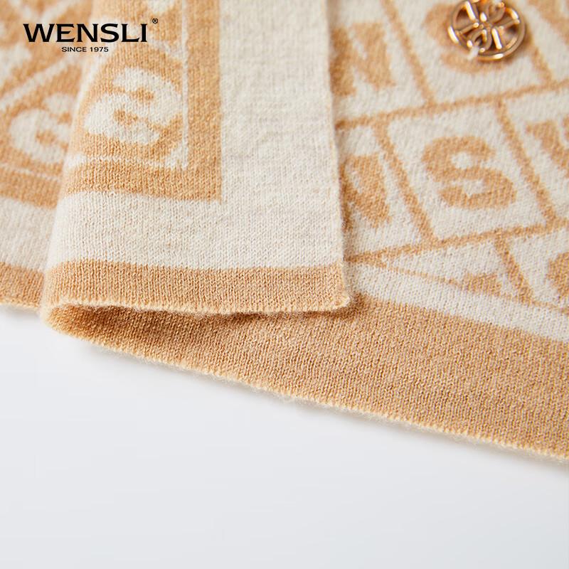 WENSLI Women's Pure Wool Winter Scarf