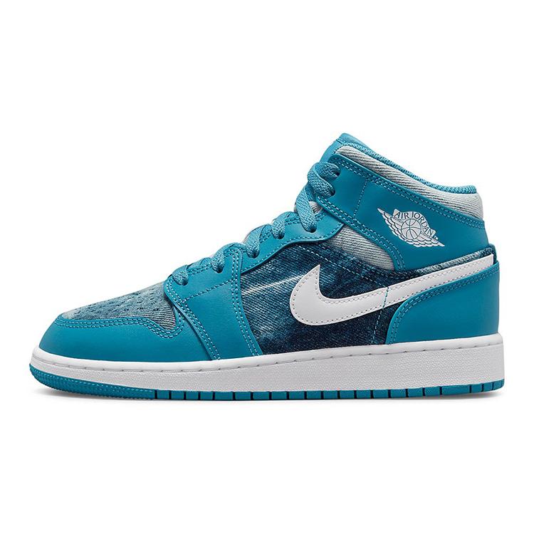 New Jordan 1 Mid Washed Denim GS DM8951-400
