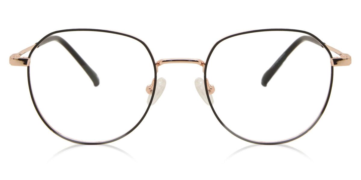 

Full Rim Oval Black Rose Gold Smartbuy Collection Silo 904b Fashion Unisex Eyeglasses Black Rose Gold/50-19-145