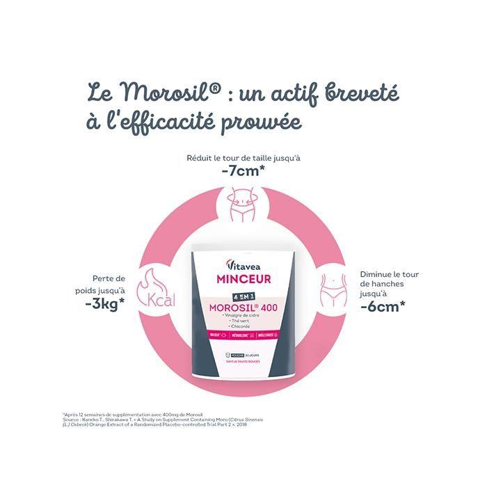 Vitavea Minceur 4 en 1 Morosil 400 Vinaigre de Cidre 240g