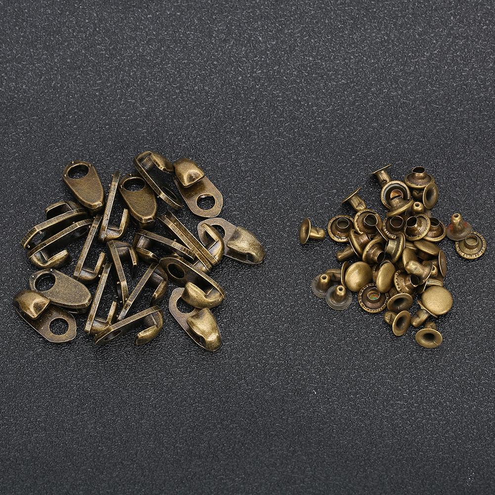 Slitinové boty Hákové nýty s páskou Bronzová Turistická obuv Spojovací kus Oděvní doplňky