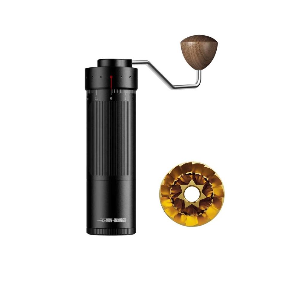 MHW-3BOMBER Blade R3 PRO Coffee Grinder, Hand-Cranked Manual Coffee Bean Grinding Machine, Titanium-Coated