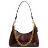 Coach Juliet 25 Metal Logo Detachable Shoulder Strap Leather Tote Bag Large Women handbags Maple CAD75-B4MPL