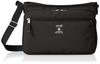 Anello Grande A5 CABIN GTM0452 Shoulder Bag, Lightweight, Water-Repellent, Multi-Storage, Dark Black
