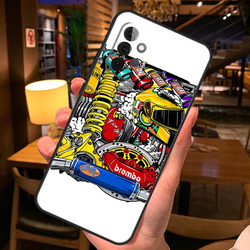 Automobile Spare Parts Car Engine Case For Samsung Galaxy A26 A16 A06 A55 A35 A15 A32 A12 A22 A52 A54 A34 A14 A56 A36 A13 A53