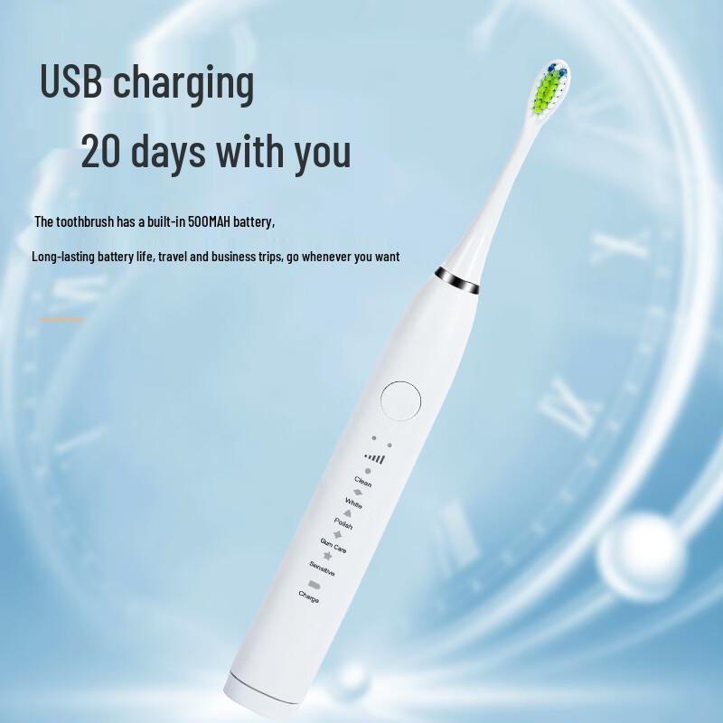 MINEJONI A7 Sonic Electric Toothbrush CN plug (adapter included)