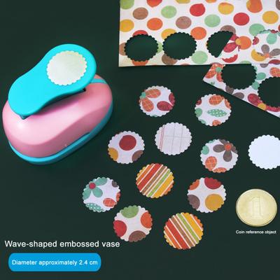 Yousheng Paper Crafting Embossing Machine Hand-Punched Round Holes Spring-Loaded Levers Greeting Card Craft Tool