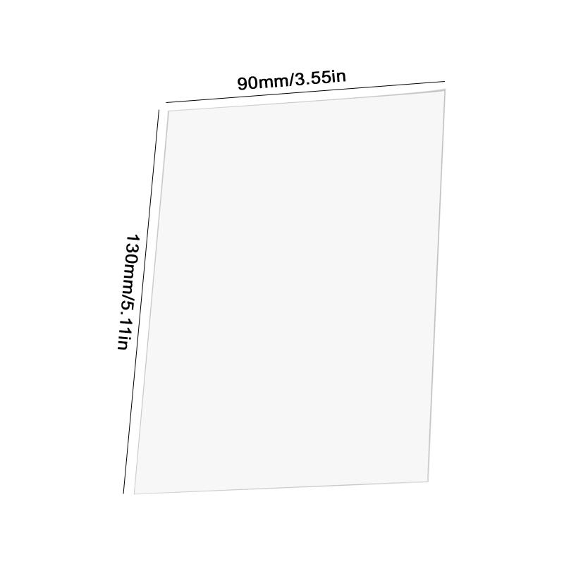 5/10Pcs Plastic Seal Film Resin Clear Protective Sheet for Animal Silicone Shaker Models DIY Jewelry Making Pendant