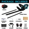 1500W 2800r/min Cordless Hedge Trimmer Electric Hedge Trimmer Cordless Battery Pruner Trimmer Grass Garden Tool