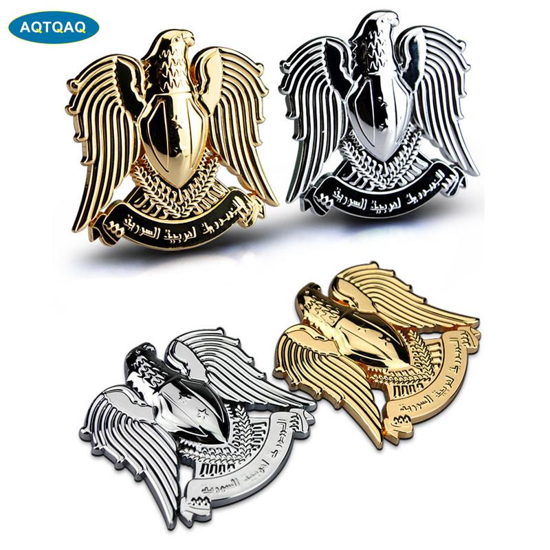 

1 шт. 3D металлический орел автомобиля боковое крыло задний багажник эмблема значок наклейки для JEEP Dodge BMW Mustang Volvo