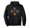 Disney Kingdom Hearts Iconic Symbols Big Bust Poster Hoodie