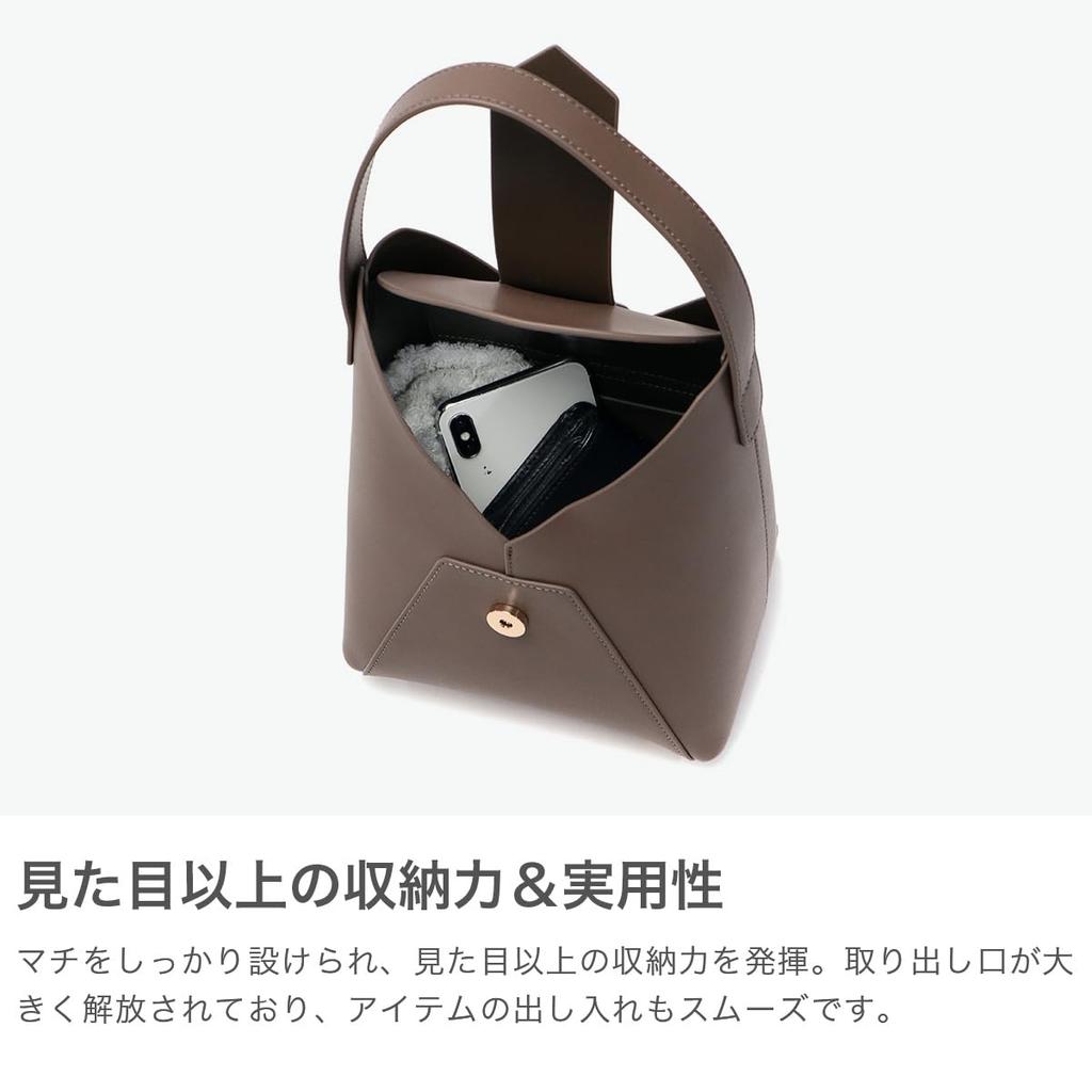 HASHIBAMI Fez One-Handle Bag Ha-1809-909 Ivory