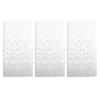 3pcs Waterproof Plastic Table Cover Dot Rectangular Tablecloth Disposable Tablecloth  For Picnics