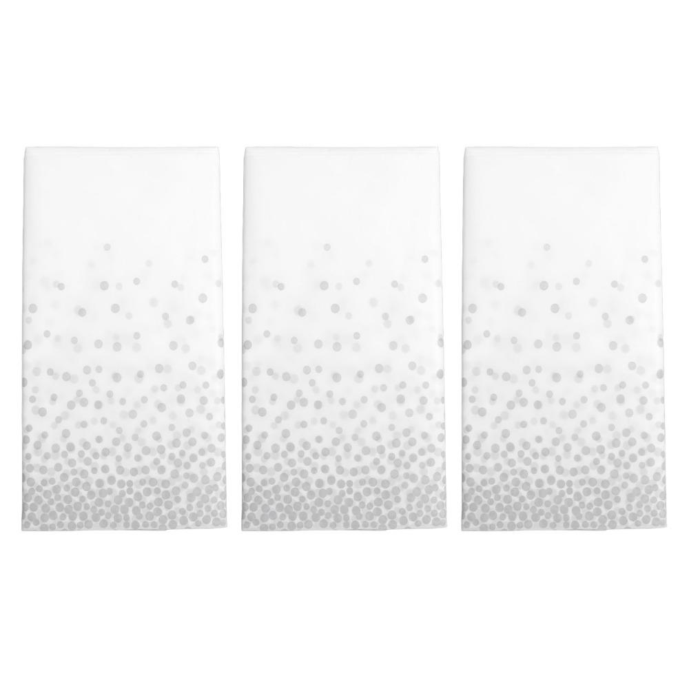 3pcs Waterproof Plastic Table Cover Dot Rectangular Tablecloth Disposable Tablecloth For Picnics