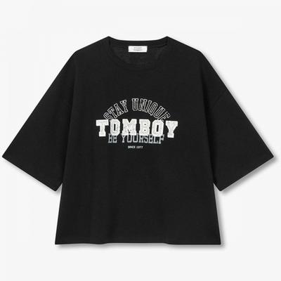 STUDIO TOMBOY LeTTering Casual ShorT Sleeve T shirT 9176322992