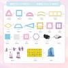 POSO Magnetic Building Blocks, Magnetic Toys for Girls, Educational Toys, Macaron Colors, 3D Puzzles, Building Blocks for Kids, Educational Toys for