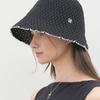 Halden Net Strap Bonnet Hat (C048_black)