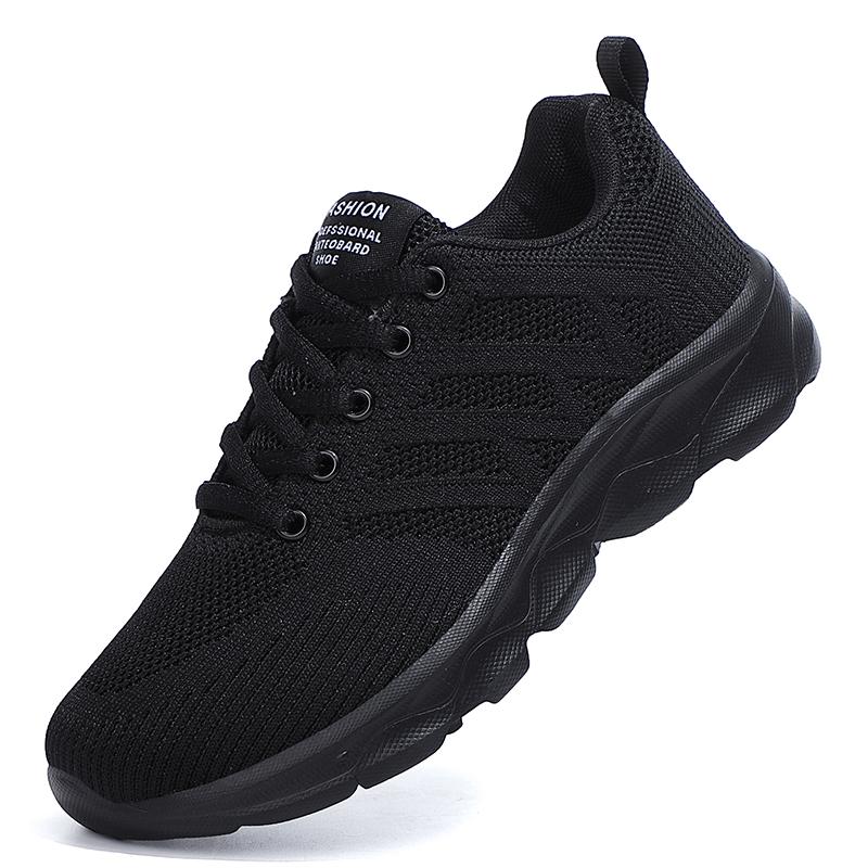 Lightweight Women Running Shoes Breathable Knitted Casual Sneakers Elastic Walking Shoes Dancing Shoes